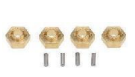 AZTAB Axial SCX24 3mm Brass Wheel Hex Adaptor