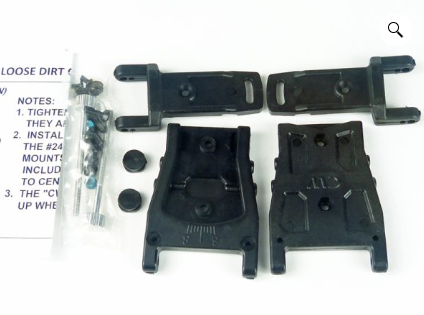 V2 REAR ARM KIT for Outlaw and Rocket (Uses 2438 Mount)