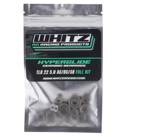 Whitz Racing Products Hyperglide 22 5.0 AC/DC/SR Full Ceramic Bearing Kit