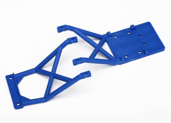 Skid plates, front & rear (blue)