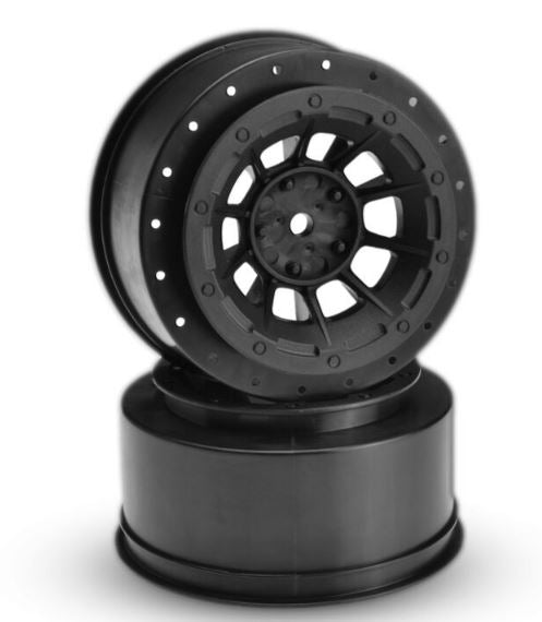 Rear Hazard Wheel, Black (2) : Slash