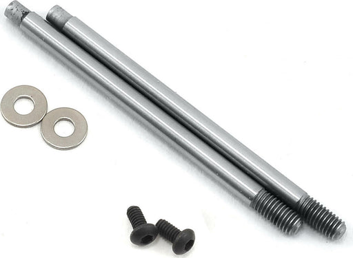 Team Associated 3x27.5mm V2 Chrome Screw Mount Shock Shaft (2)