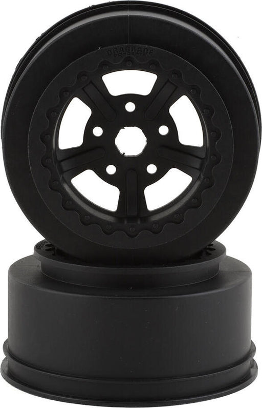 DragRace Concepts Speedline 2.2/3.0 Replacement Rear Wheels (Black) (2)