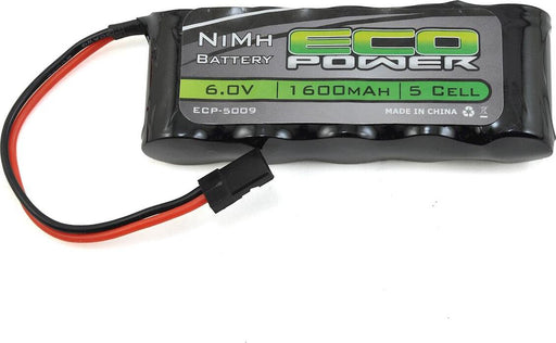 EcoPower 5-Cell NiMH Stick Receiver Battery Pack (6.0V/1600mAh)