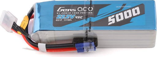 Gens Ace 6s LiPo Battery 45C (22.2V/5000mAh)