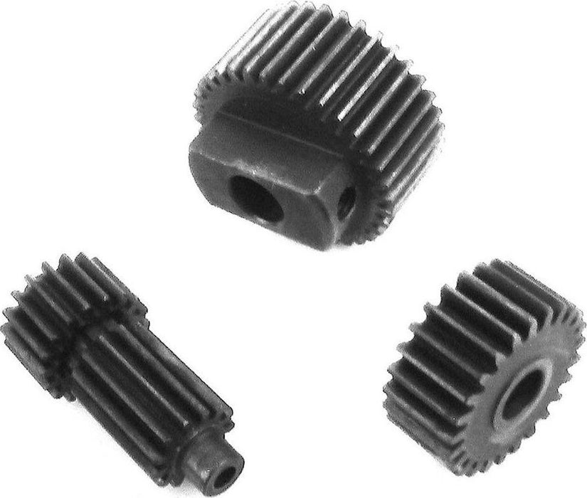 Hot Racing Hardened Steel Center Gear Set 1/16
