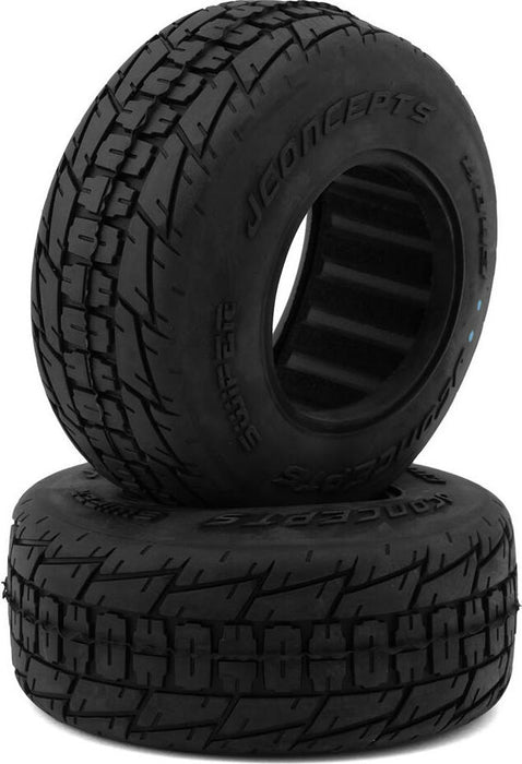 JConcepts Swiper SCT and 1/8th Dirt Oval Rear Tires (2) (Aqua A2)