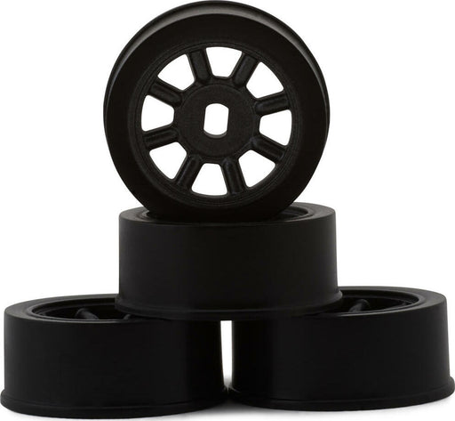 Kyosho AWD Watanabe Eight Spoke Wheels (Black) (4) (0mm Offset)