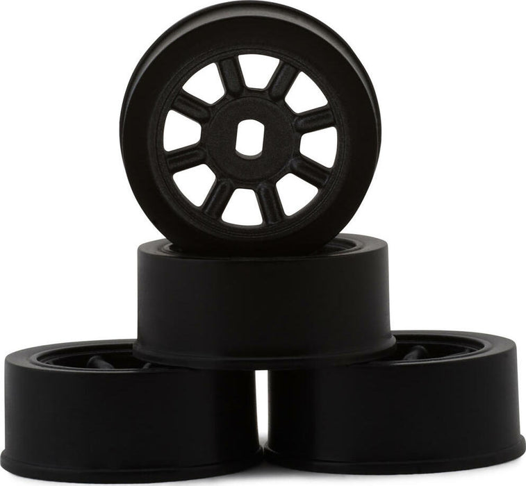 Kyosho AWD Watanabe Eight Spoke Wheels (Black) (4) (0mm Offset)
