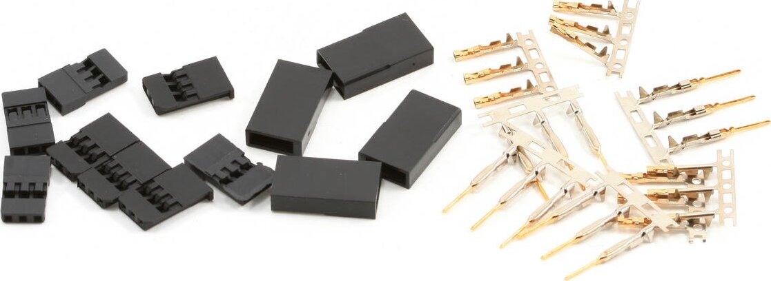 ProTek RC Futaba Style Servo Connectors (4 Pair)