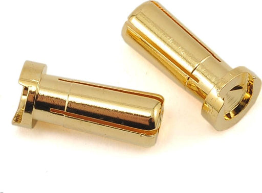 ProTek RC Low Profile 5mm "Super Bullet" Solid Gold Connectors (2 Male)