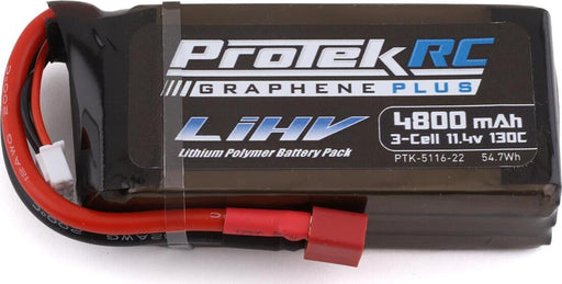 ProTek RC 3S 130C Low IR Si-Graphene + HV Shorty LiPo Battery (11.4V/4800mAh)