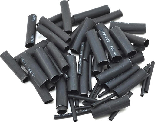 ProTek RC 1.5, 5, 6 & 8mm Shrink Tubing Assortment Pack (Black) (20) (1" Length)