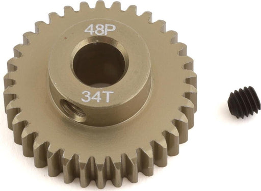 ProTek RC 48P Lightweight Hard Anodized Aluminum Pinion Gear (5.0mm Bore) (34T)