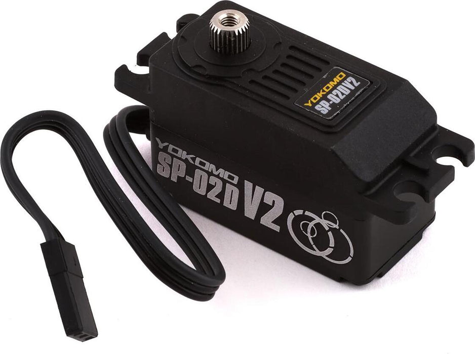 Yokomo SP-02D V2 RWD Digital Low Profile Drift Servo (Black)