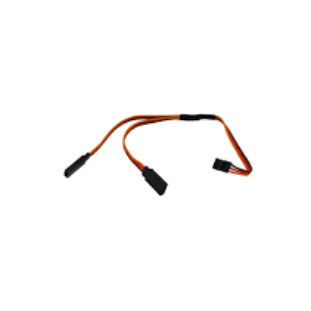 Servo Y-Wire Straight Male to FUTABA Female 26AWG 300+300mm