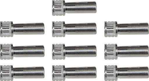 Grip Bullets 5mm x 14mm, Silver, qty 10