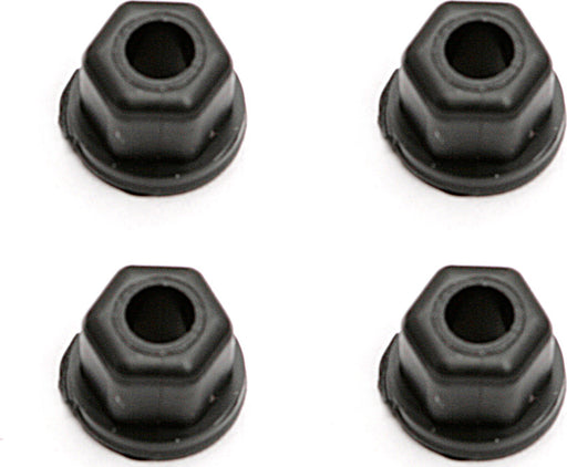 Locknuts, 4-40/5-40, Flanged, Black Nylon