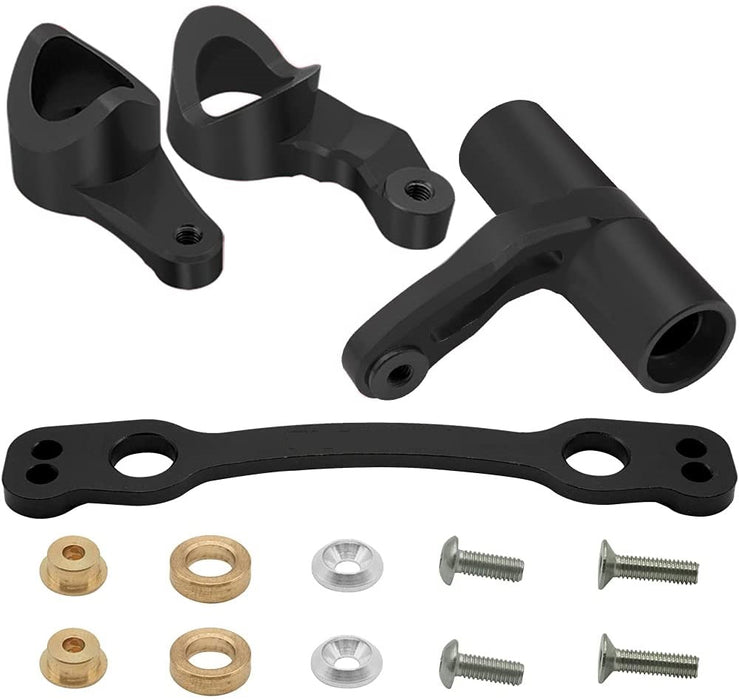 ARA340179 Aluminum Steering Bellcrank Upgrades 1/10 Arrma 3S /4S Bearings (Black)