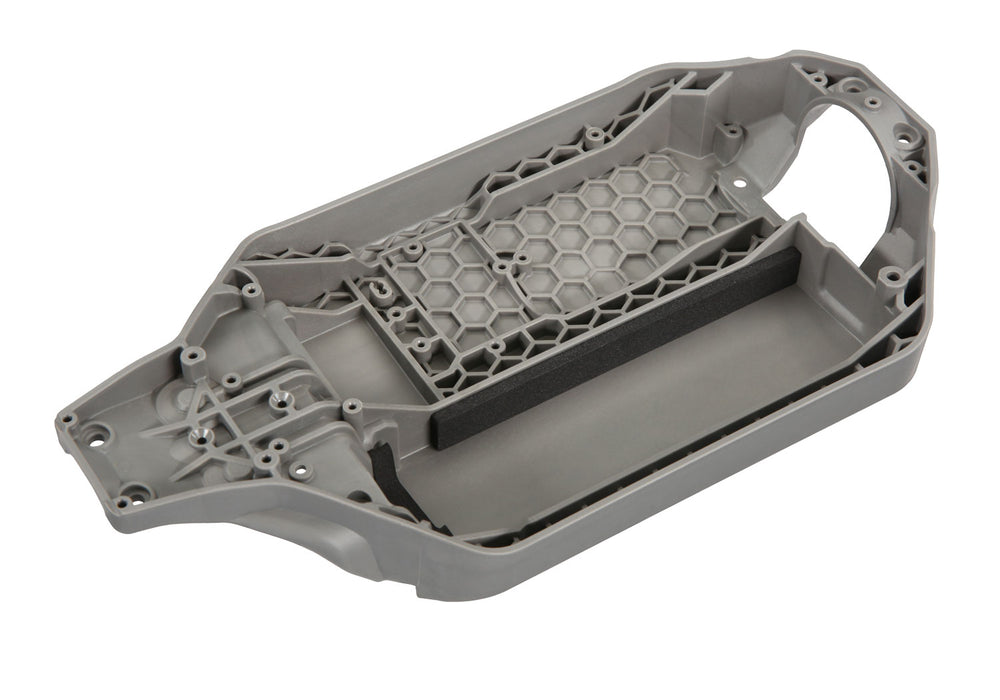 Chassis (162mm long battery compartment) (fits flat style battery packs) (use only with #7430R front bulkhead & #6726X battery hold-down)