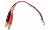 AZTAB PH2.0-2P Wafer +4.0MM Banana plug 22AWG Silicone wire L=150MM ( SCX24)