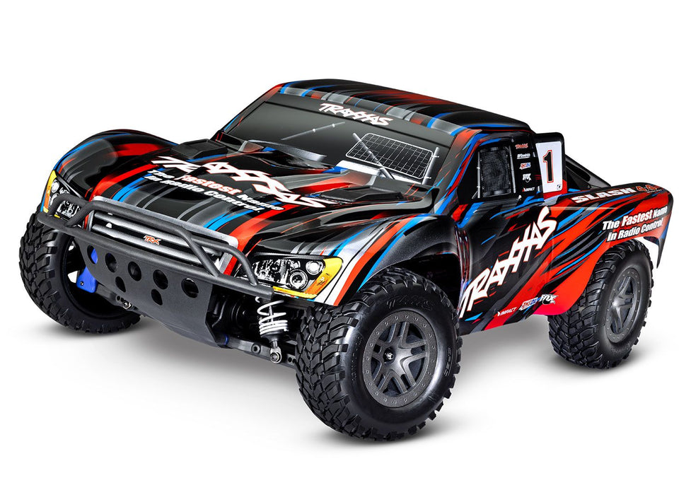 Slash 4X4 BL-2s: 1/10 Scale 4WD Short Course Truck Red