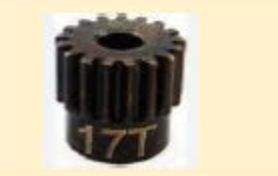 Mod0.5 Hardened Steel 17t Pinion Gear 3.175MM Bore