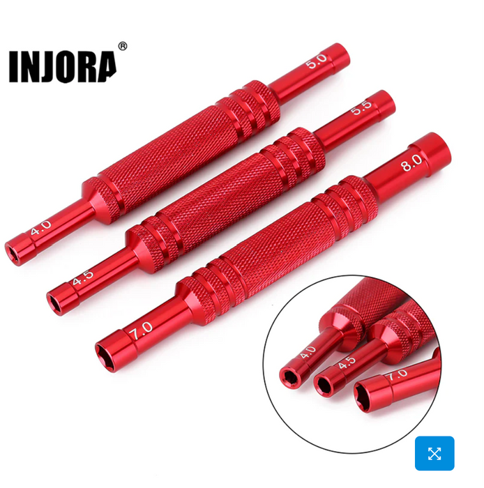 3pcs 4.0 5.0 4.5 5.5 7.0 8.0mm Double Head Hex Nut Socket Wrench