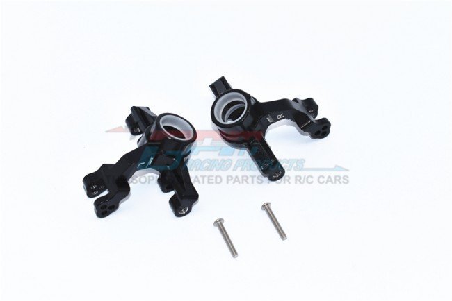 ARRMA KRATON 4X4 4S BLX Aluminum Front Knuckle Arms - 4pc set (BLACK) AR330523