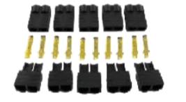 TRAXXAS PLUGS MALE/FEMALE (5 PAIRS)