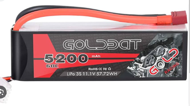 5200mAh 3S 60C 11.1V LiPo Softcase Pack Battery with Deans Connector