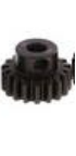 RC Steel Mod 1 Pinion Gear (5mm Bore) (21T)
