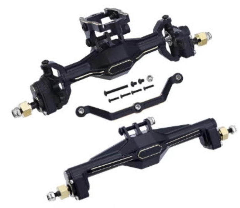 TRX-4M Brass Axle housing, front & rear (TRA9741)