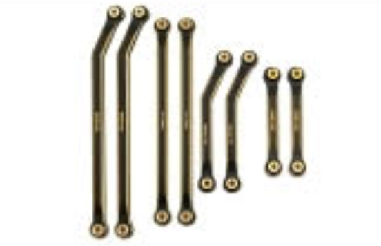 Brass High Clearance Chassis Links (SCX24 Gladiator, Power Wagon)