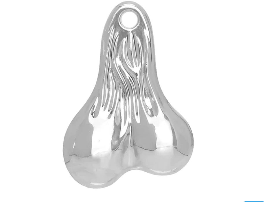 Dangler Balls Truck Nuts (Silver)
