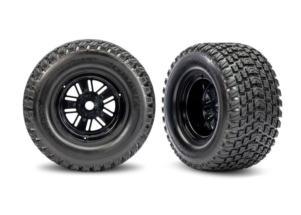 T&W RACE BLK WHL GRAVIX TIRE
