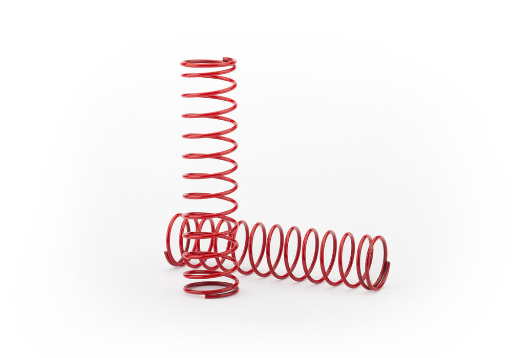 Springs, red (for big bore shocks) (2.5 rate) (2)