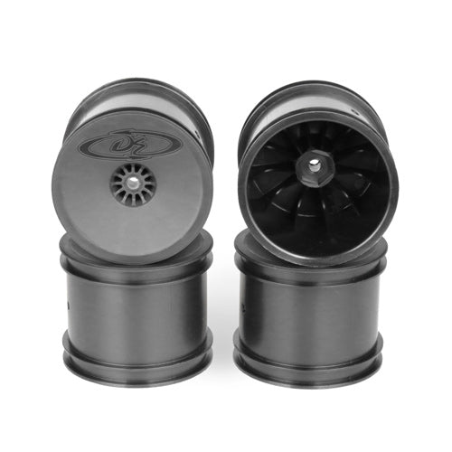 DE Racing Speedline ST Wheels-TLR 22T Black/4pcs