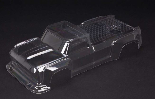 1/10 Clear Body with Decals: OUTCAST 4X4