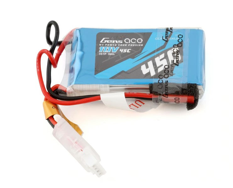 Gens Ace 3S LiPo Battery 45C (11.1V/450mAh) w/JST Connector