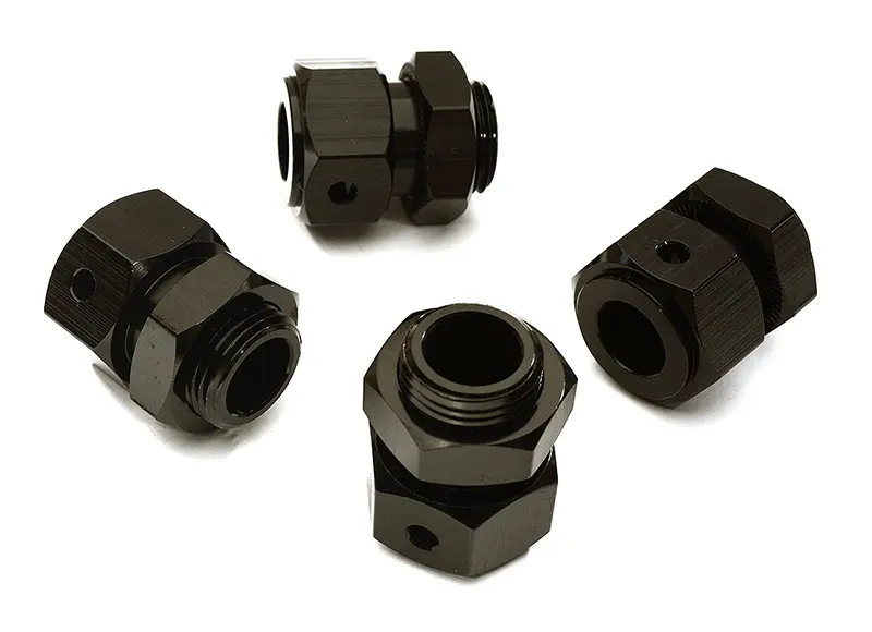 Billet Machined Wheel Adapter 24mm Hex (4) for Losi 1/5 Desert Buggy XL-E & 2.0 (LOS252050)