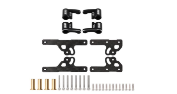 Alu Shock Flex Blades per aggiornamento 1/24 RC Crawler SCX24