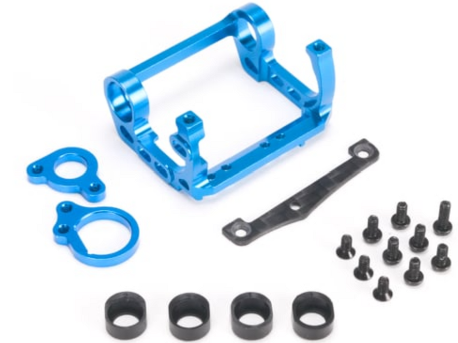 PN Racing Mini-Z V4 94-98mm Motor Mount for Kyosho Motor (Blue)