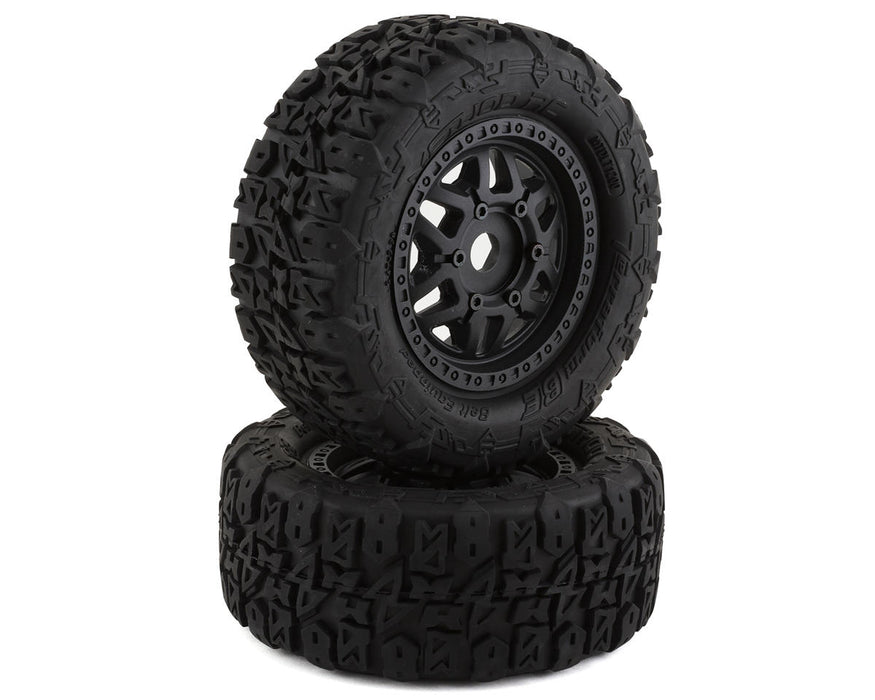 Method RC Terraform Belted Pre-Mount 1/7 & 1/8 Short Course Tires (Black) (2) w/Switch 17mm Hex Wheels