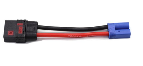 QS8 Male to EC5 Female 10AWG 8CM