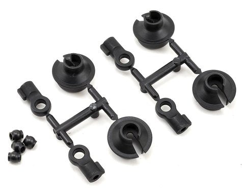 Team Associated 20mm Shock Rod End & Spring Cup Set (4)