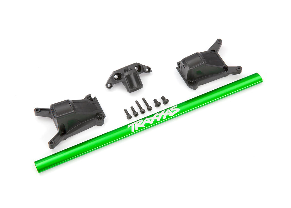 Chassis brace kit, green (fits Rustler® 4X4 or Slash 4X4 models equipped with Low-CG chassis)