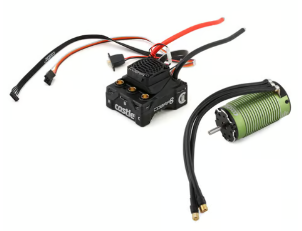 Castle Creations Cobra 8 6S 1/8 Scale Brushless Motor & ESC Combo (2200Kv) w/1515 V2 Sensored Motor