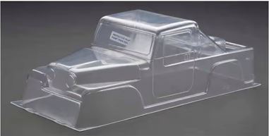RJ Speed 80's Crawler Pickup Body (Clear) (.060)
