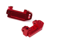 AZTAB Traxxas Slash 2WD Aluminum Alloy Front Caster Blocks (RED)